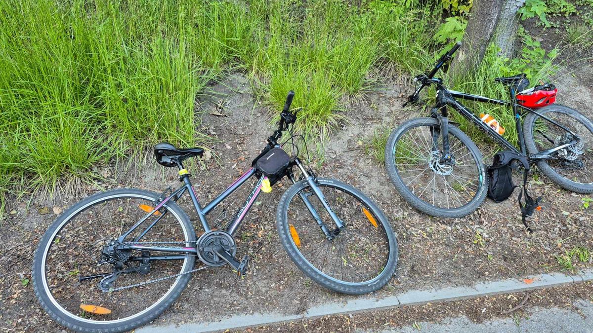 Zderzenie rowerzystów