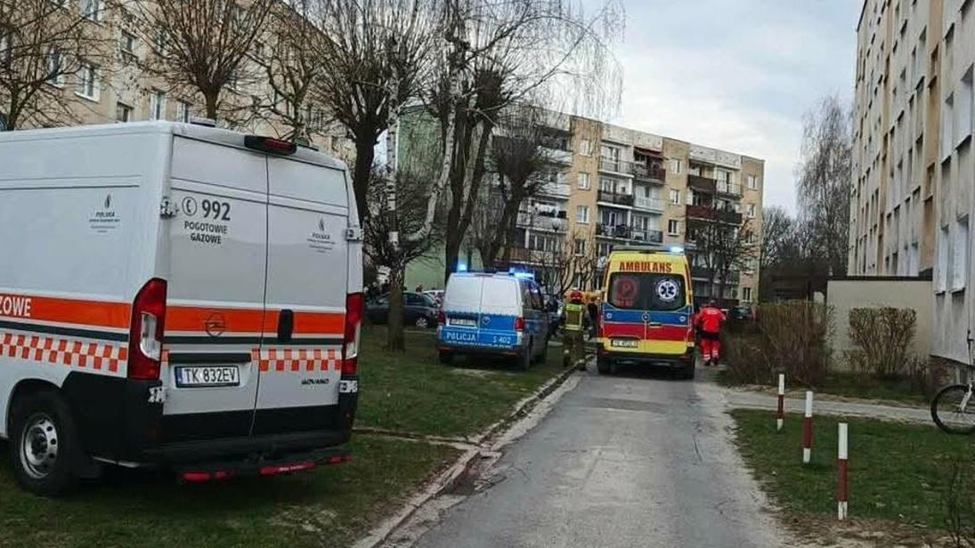 Pożar mieszkania na osiedlu Pułanki