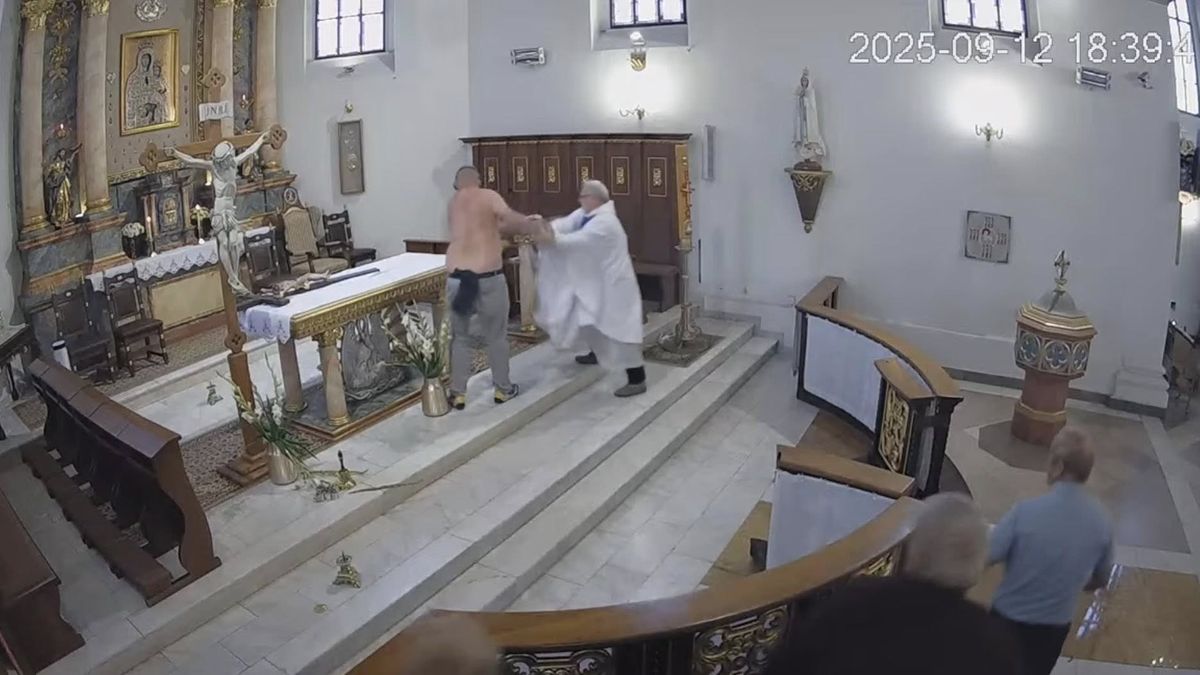 Awantura w kościele w Mieścisku. 