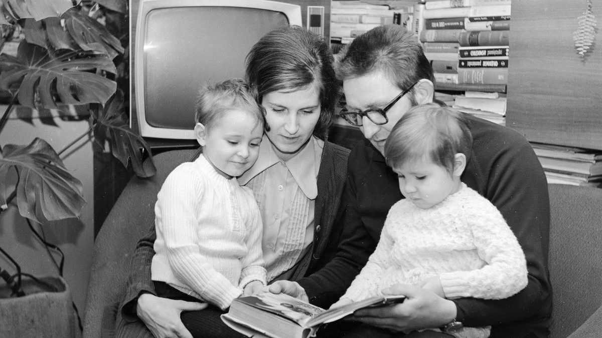 Rodzina lekarza z Maciejowic, 1973 r.