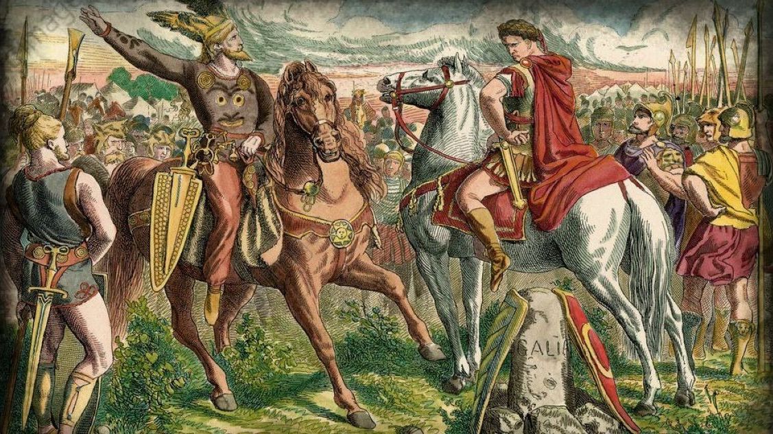 Spotkanie Ariowista i Gajusza Juliusza Cezara