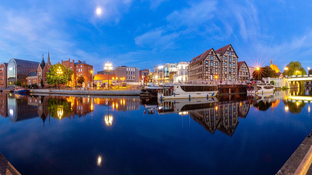 Zdjęcie przedstawiające centrum Bydgoszczy