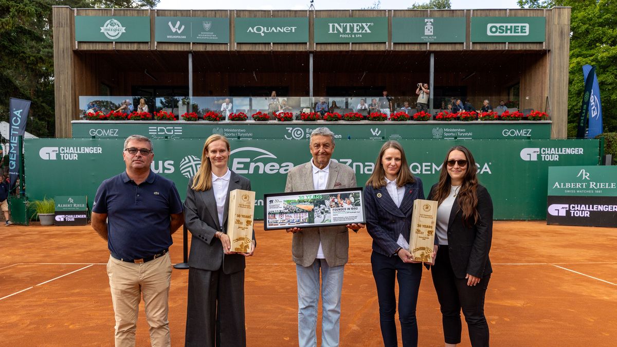 30 lat Enea Poznań Open - Organizatorzy z przedstawicielami ATP