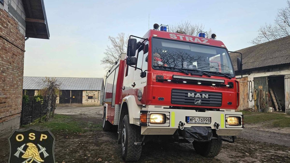 Pożar zboża i trawy