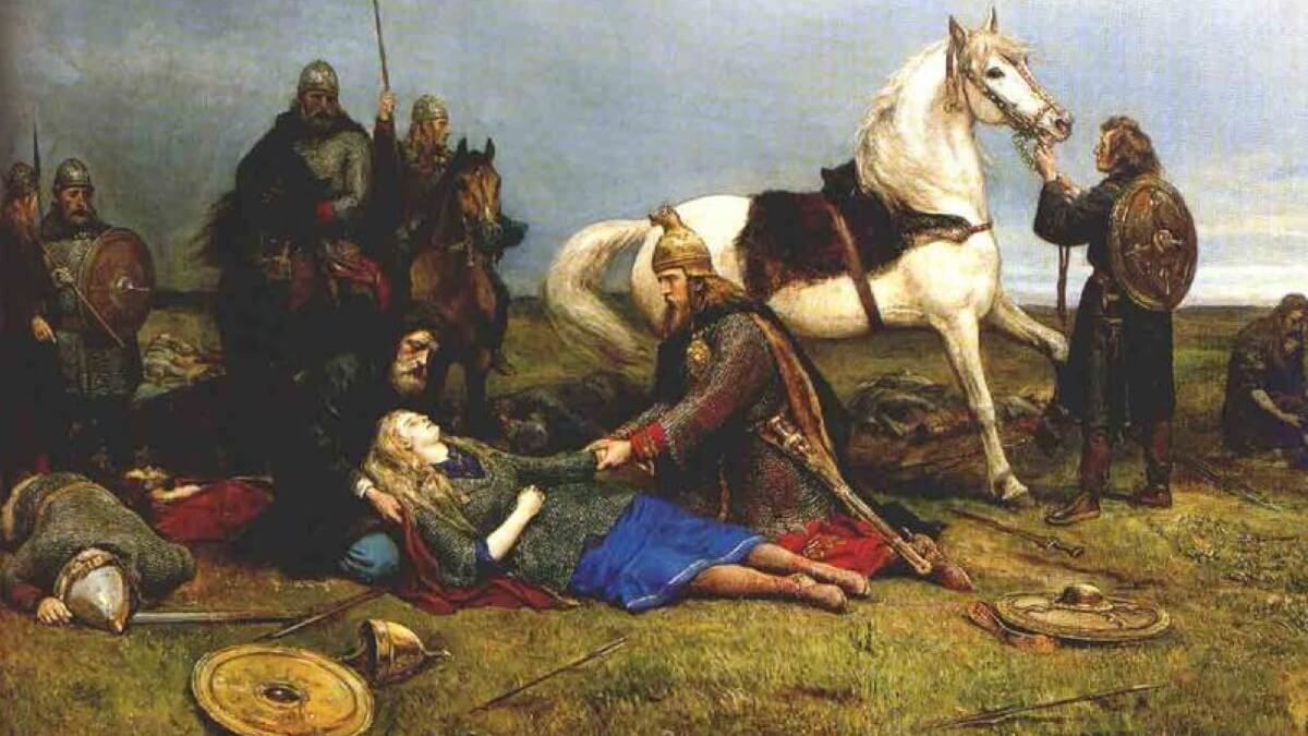 Śmierć wikińskiej wojowniczki Hervor