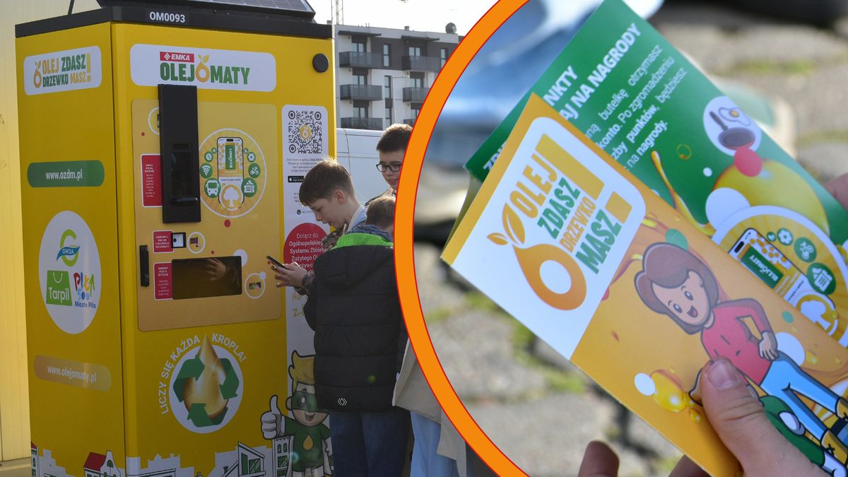 Olejomat na pilskim Targowisku 