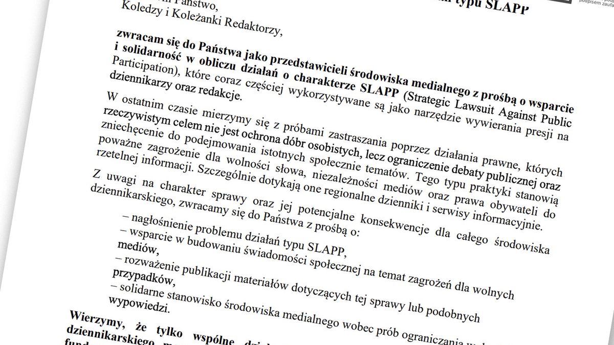 SLAPP to coraz większy problem na rynku medialnym