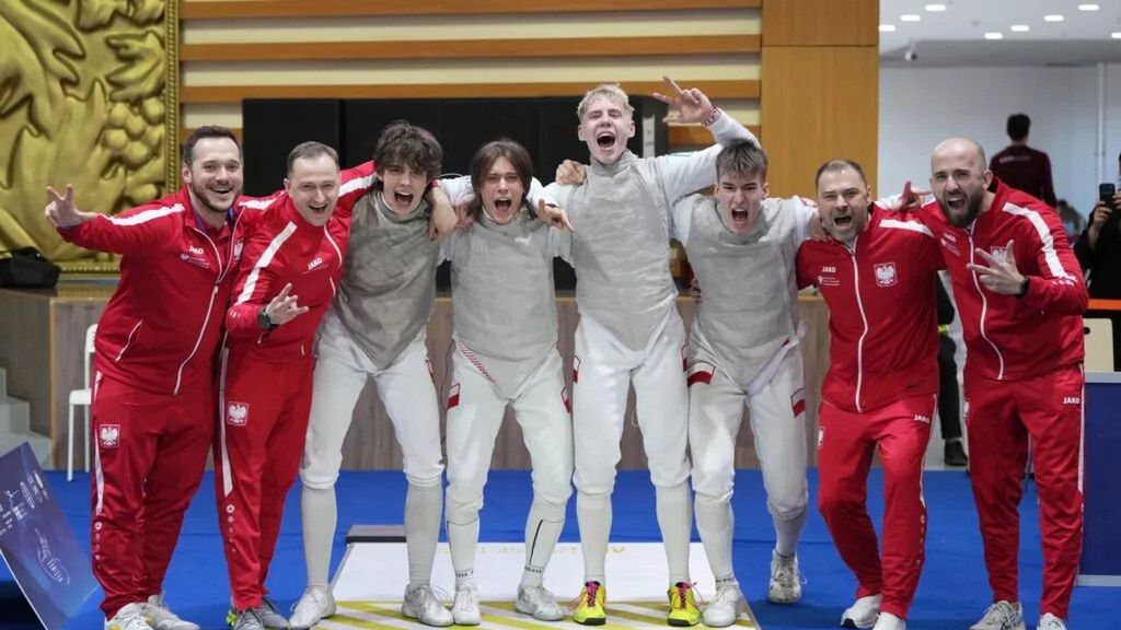 Brązowa drużyna florecistów 