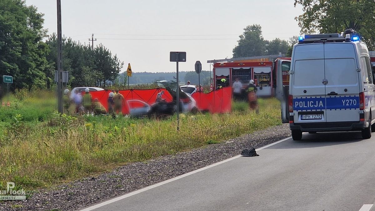 Wypadek w Brodach Dużych