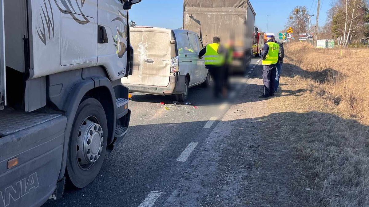 Zdarzenie drogowe w Wyszogrodzie 