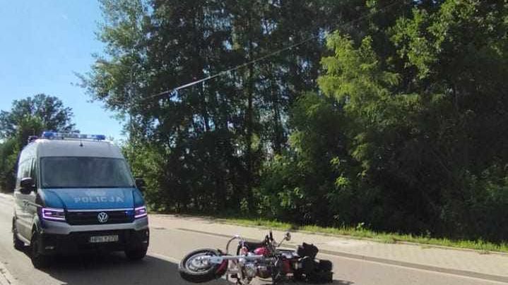Zdarzenie z udziałem motocyklisty 