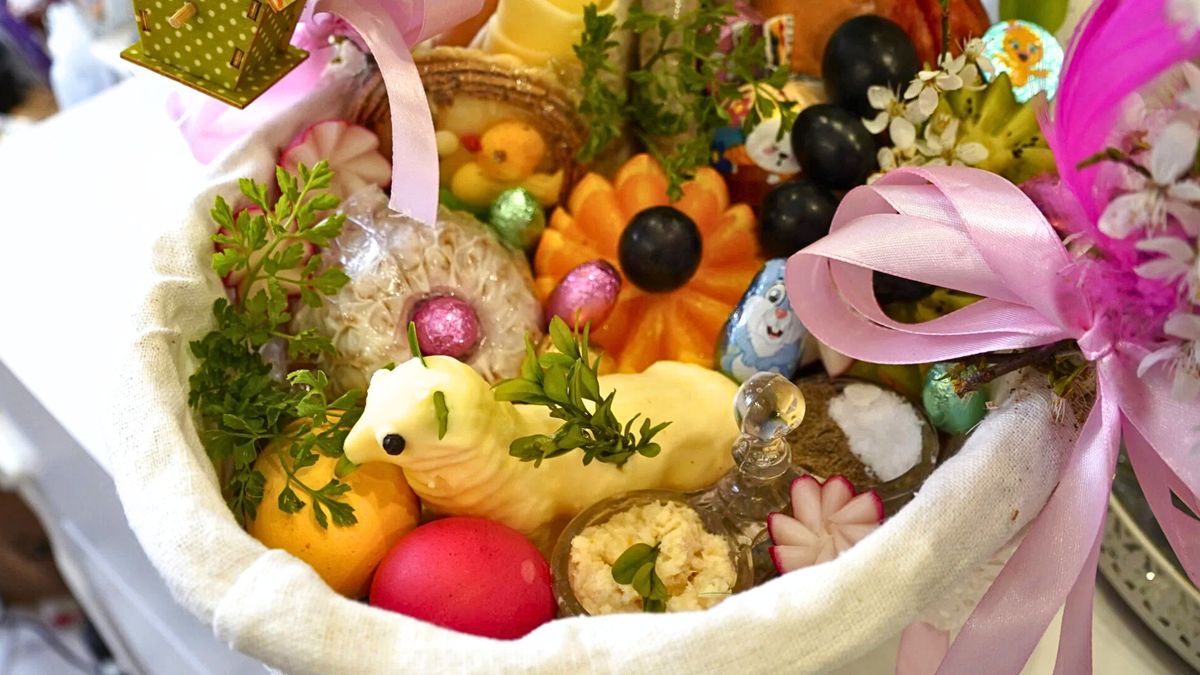 Koszyczek wielkanocny, święconka