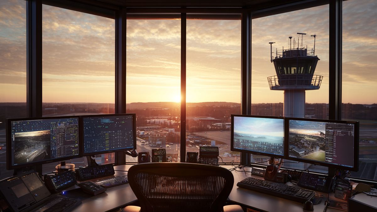 wieza kontroli lotów