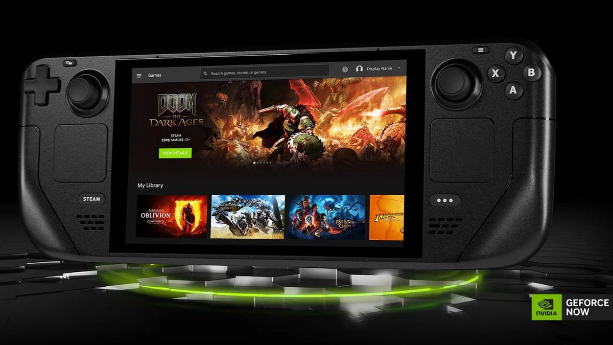 NVIDIA wprowadziła natywną aplikację GeForce NOW dla przenośnej konsoli Steam Deck. Dzięki niej uproszczono procesu korzystania z usługi strumieniowania gier komputerowych na urządzeniu Valve.