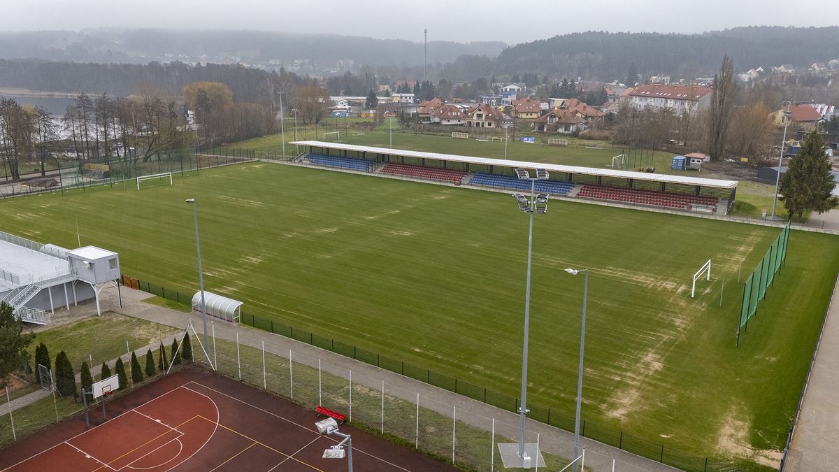 Stadion Miejski w Chodzieży.