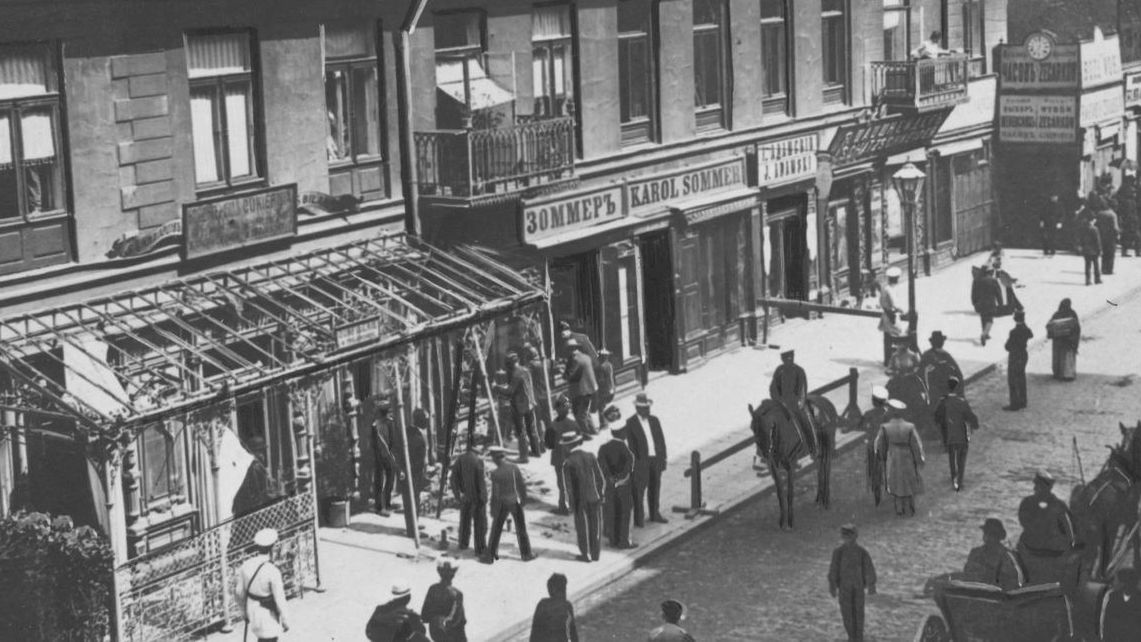 Warszawa na fotografii z 1905 roku,