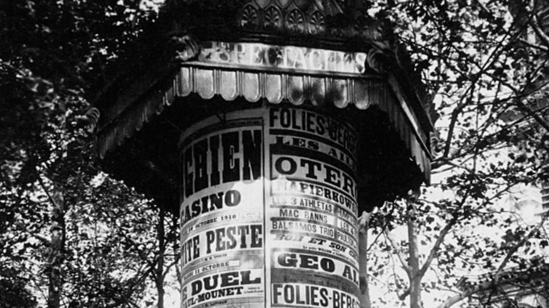 Ponad 100 lat płockich słupów ogłoszeniowych 