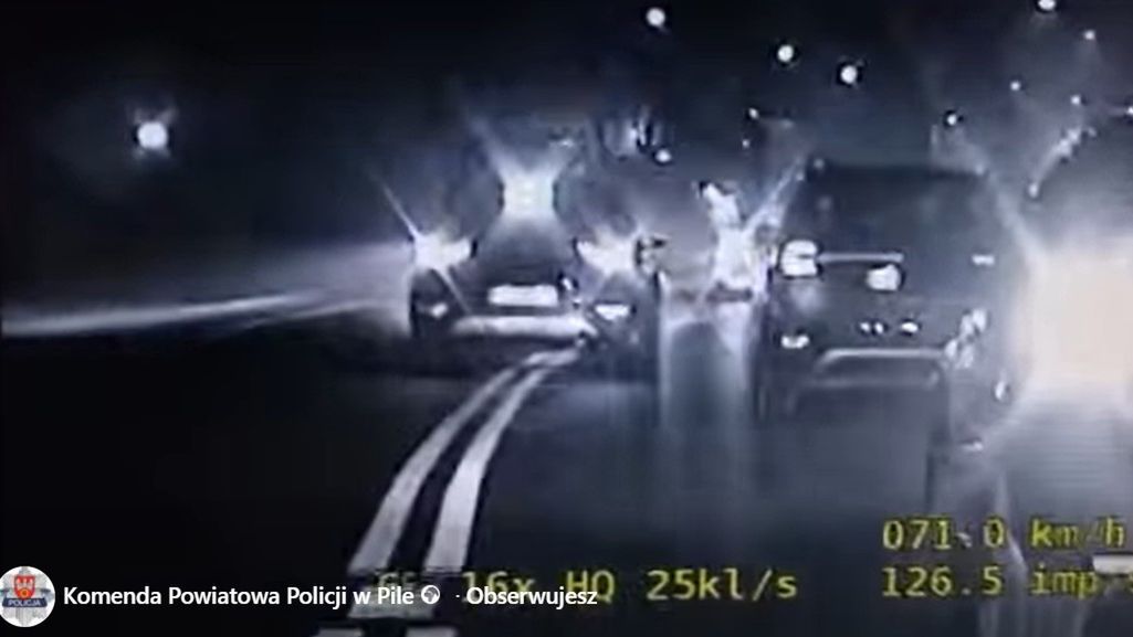 Niebezpieczny manewr na DK11