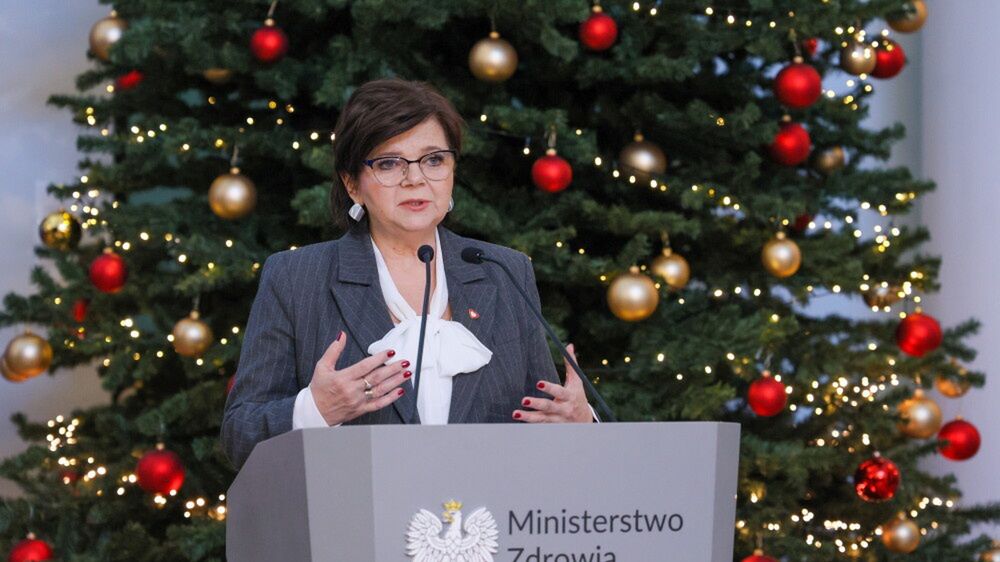 Izabela Leszczyna Warszawa, 13.12.2024. Minister zdrowia Izabela Leszczyna na konferencji prasowej w siedzibie Ministerstwie Zdrowia w Warszawie, 13 bm. Spotkanie dot. projektu nowej listy lek�w refundowanych, kt�ra b�dzie obowi�zywa� od 1 stycznia 2025 r. (aldg) PAP/Pawe� SupernakPawe� Supernakkonferencja, leki, Ministerstwo Zdrowia, projekt, refundowane