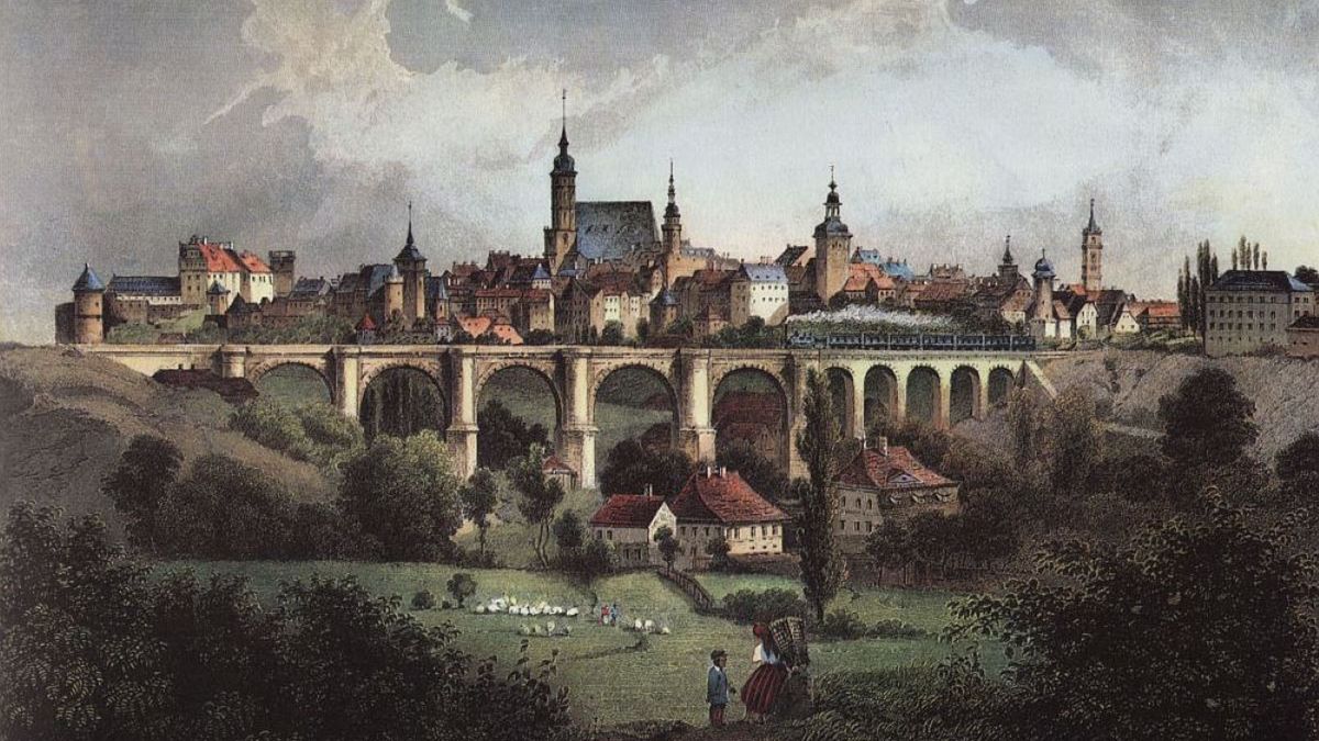 Budziszyn ok. 1850 roku