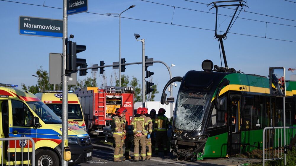 miejsce wypadku
Jakub Kaczmarczyk
drogowe, Pozna�, tramwaj, wypadek, zdarzenie