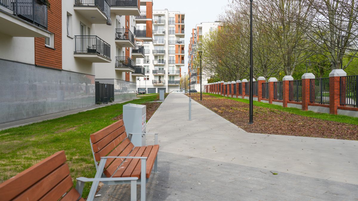 Odnowione ogrodzenie