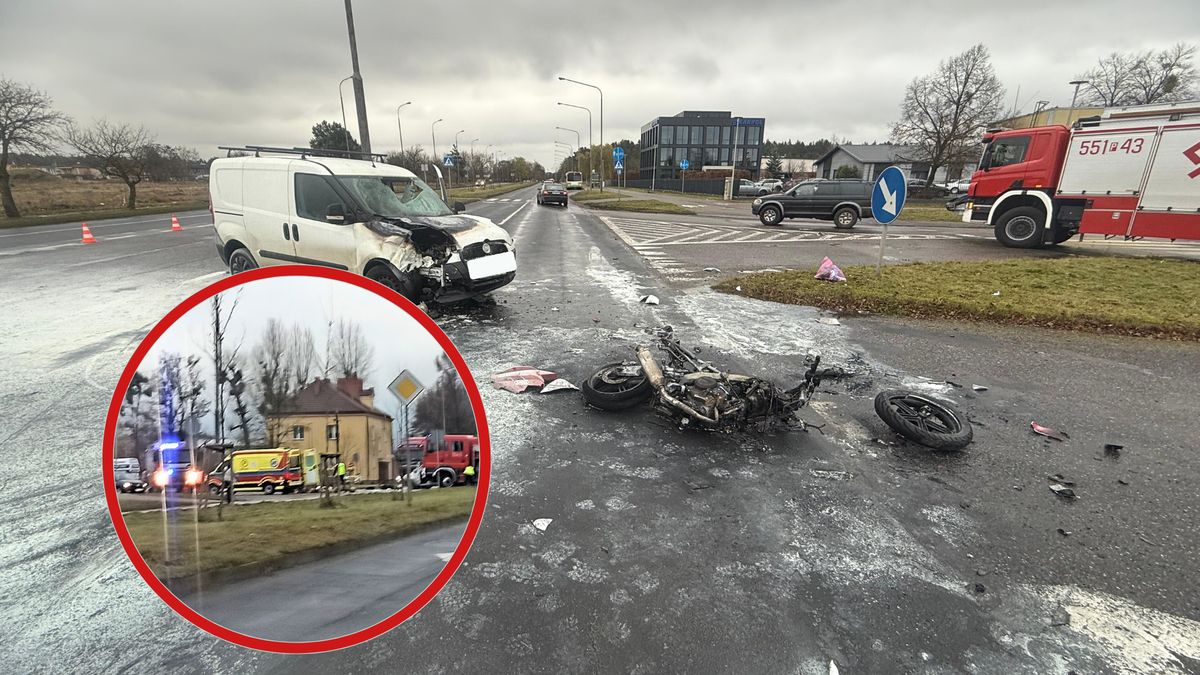 Wypadek na al. WP w Pile.