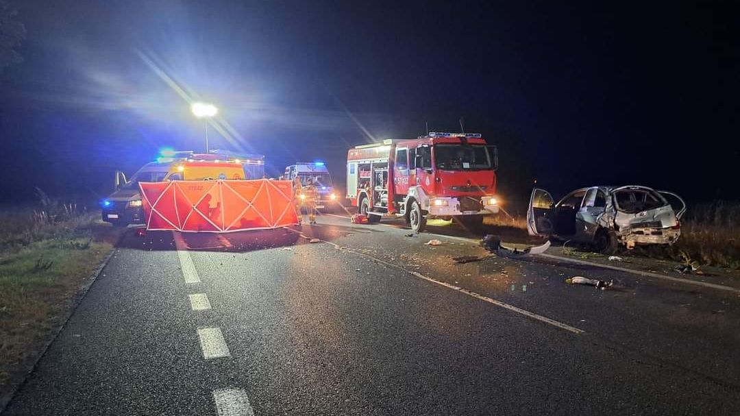 Śmiertelny wypadek na DK10