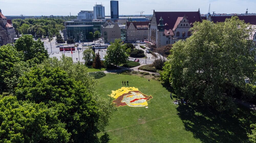 Pozna�skie Dywany Kwiatowe
Pozna�, 06.05.2025. Wizerunek Boles�awa Chrobrego u�o�ony z kwiat�w, 6 bm. w Parku Adama Mickiewicza w Poznaniu. Pozna�skie Dywany Kwiatowe przygotuje Stowarzyszenie Naukowo-Techniczne In�ynier�w i Technik�w Ogrodnictwa w Poznaniu. To 11. edycja wydarzenia. W tym roku organizatorzy postanowili nawi�za� do obchod�w tysi�clecia koronacji Boles�awa Chrobrego. (mr) PAP/Jakub Kaczmarczyk
Jakub Kaczmarczyk
Boles�aw Chrobry, boles�awa chrobrego, dywan, kwiatowy, kwiaty, Park Adama Mickiewicza, portret, Pozna�skie Dywany Kwiatowe