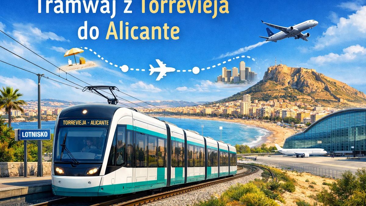 Tramwaj z Torrevieja do Alicante i na lotnisko 