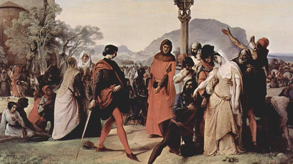 Nieszpory sycylijskie. Fot. F. Hayez