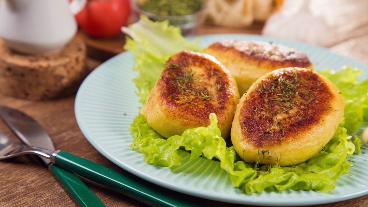 Kotlety ziemniaczane z twarogiem
