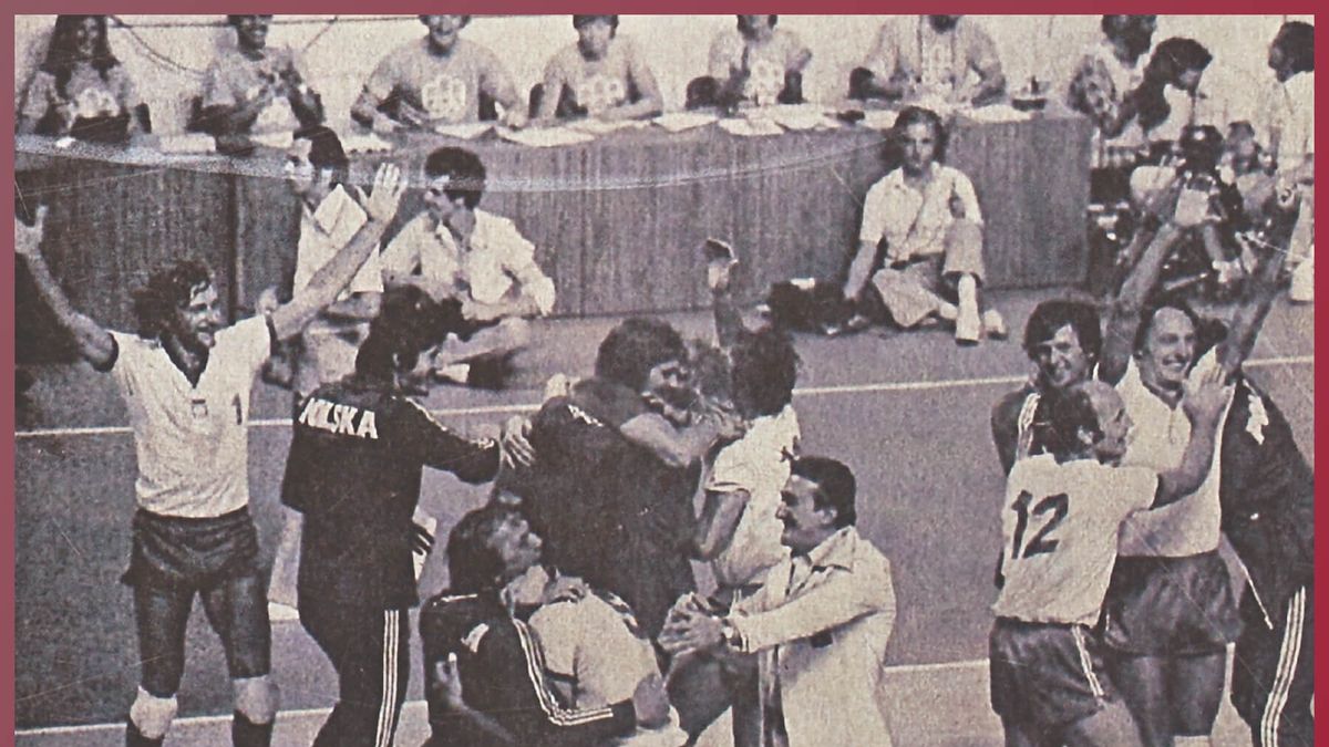 Siatkarze Montreal 1976, radość po meczu