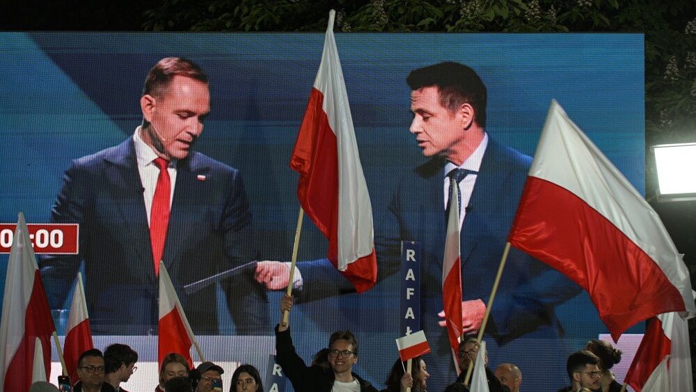 Rafa� Trzaskowski, Karol Nawrocki
Marcin Obara
kampania, prezydencka, prezydenckie, przedwyborcza, telewizja, telewizyjna, wyborcza, wybory