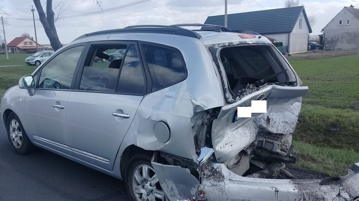 Kolizja na DK 62 w dniu 7 kwietnia 2026