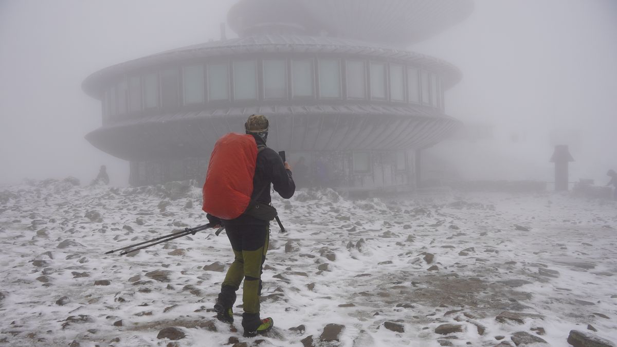 Śnieżka, Karkonosze, zima