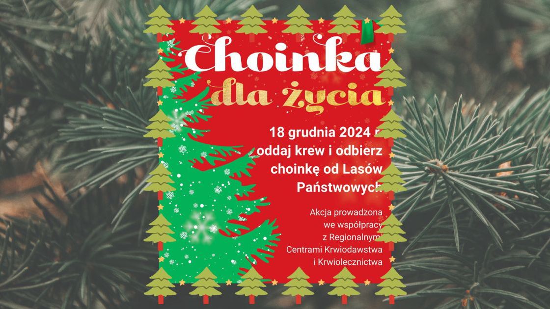 Oddaj krew - odbierz choinkę