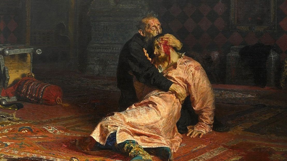 Iwan Groźny i jego syn. Fot. Ilja Repin