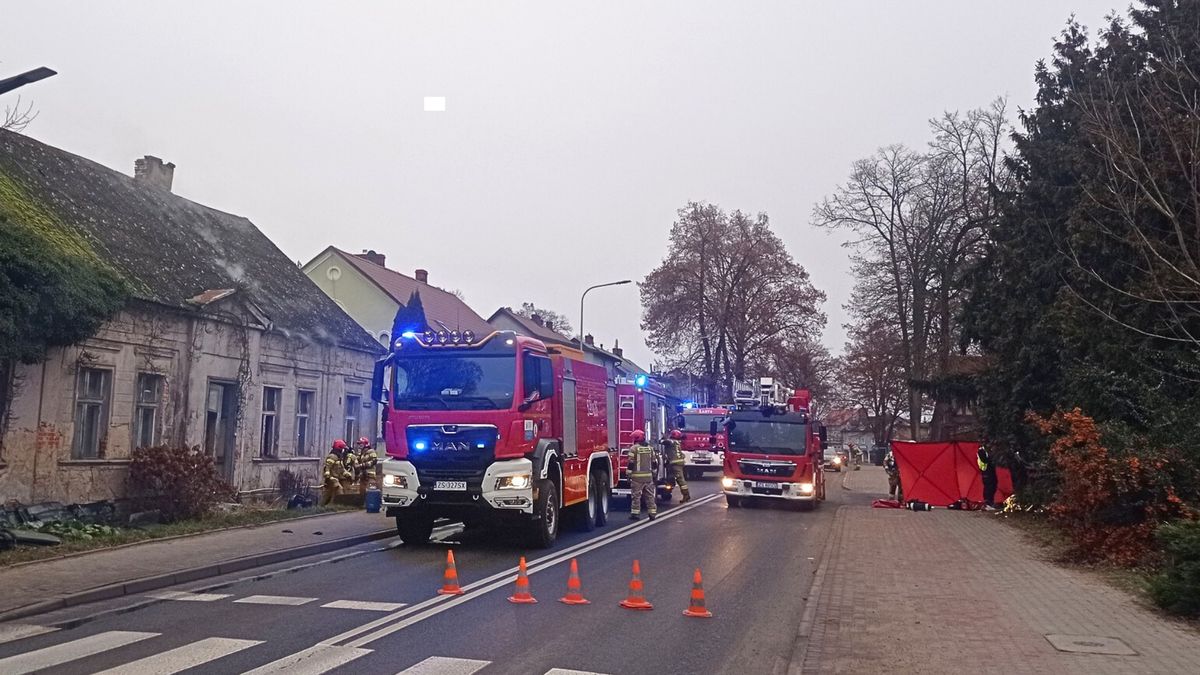 Tragiczny pożar w Wałczu