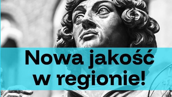 Grafika przedstawiająca Mikołaja Kopernika