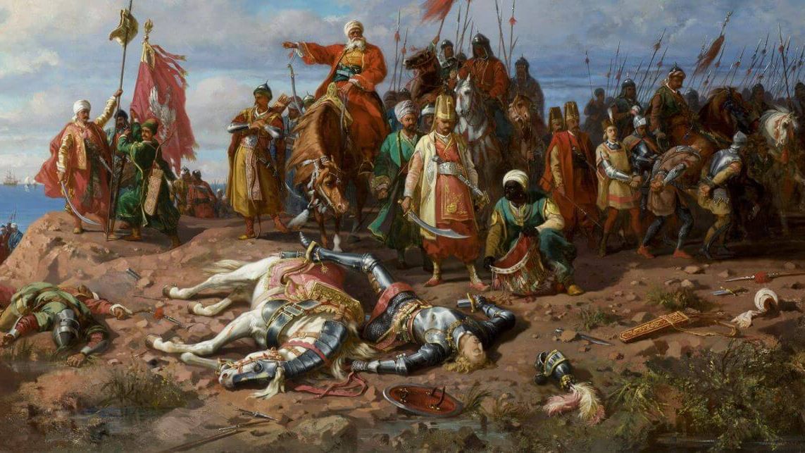 Śmierć Władysława Warneńczyka. Obraz Stanisława Chlebowskiego