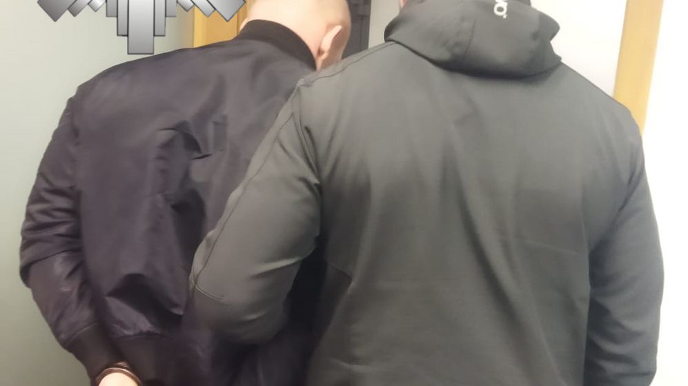 Zatrzymany mężczyzna 