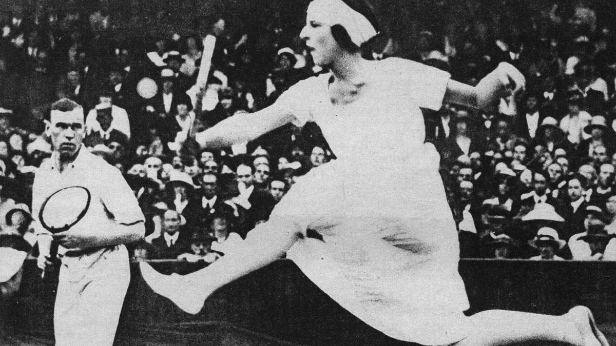 Suzanne Lenglen w akcji