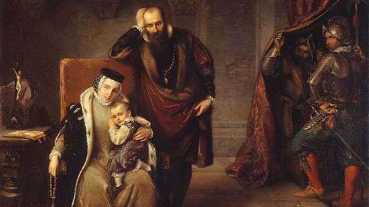 Zygmunt III Waza jako dziecko. Obraz Józefa Simmlera