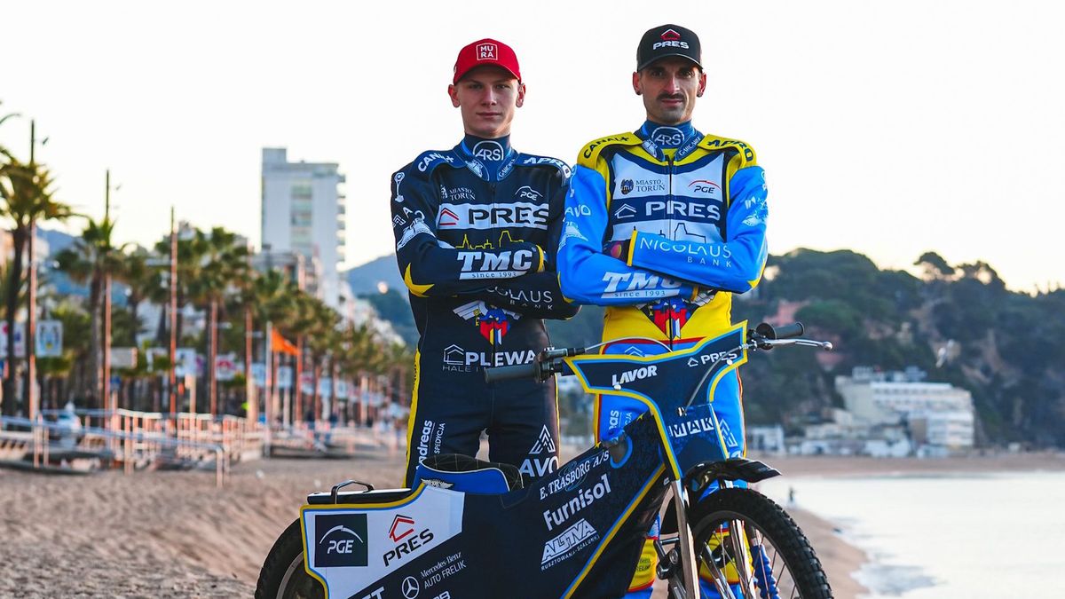 Antoni Kawczyński i Mikkel Michelsen w nowych kevlarach