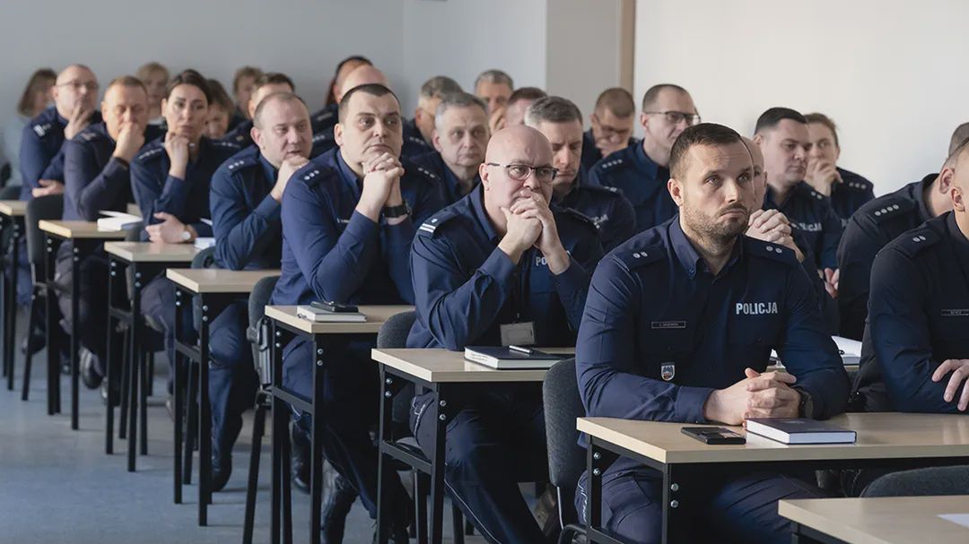 Noworoczna odprawa w Komendzie Miejskiej Policji w Toruniu