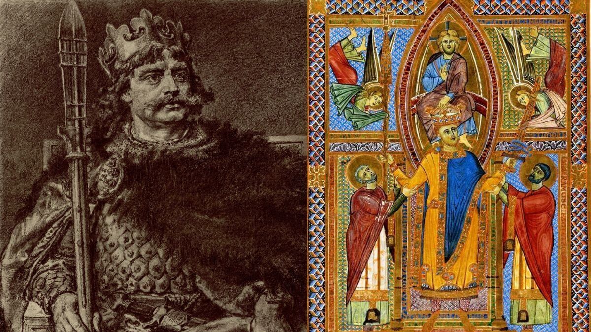 Bolesław Chrobry i Henryk II Święty