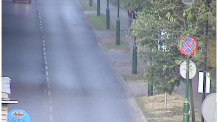 Biały fiat Cinquecento