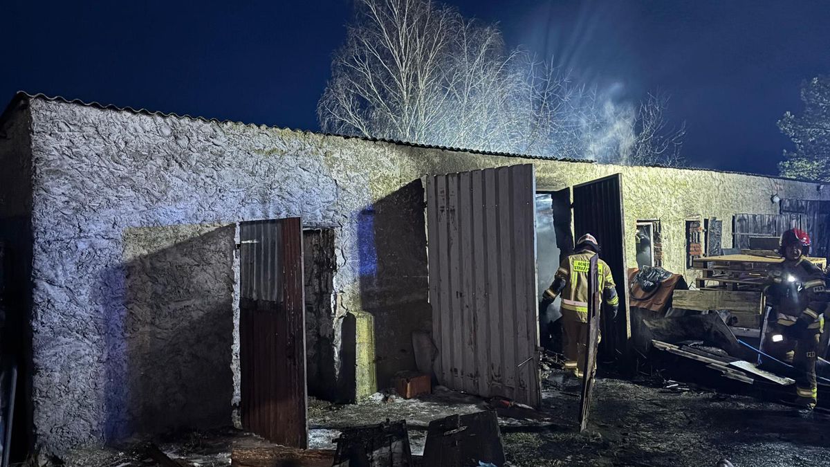 Pożar w Kościerzynie Małym