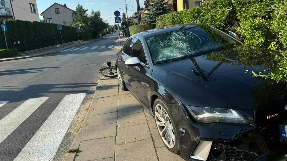 Potrącenie 72-letniego rowerzysty